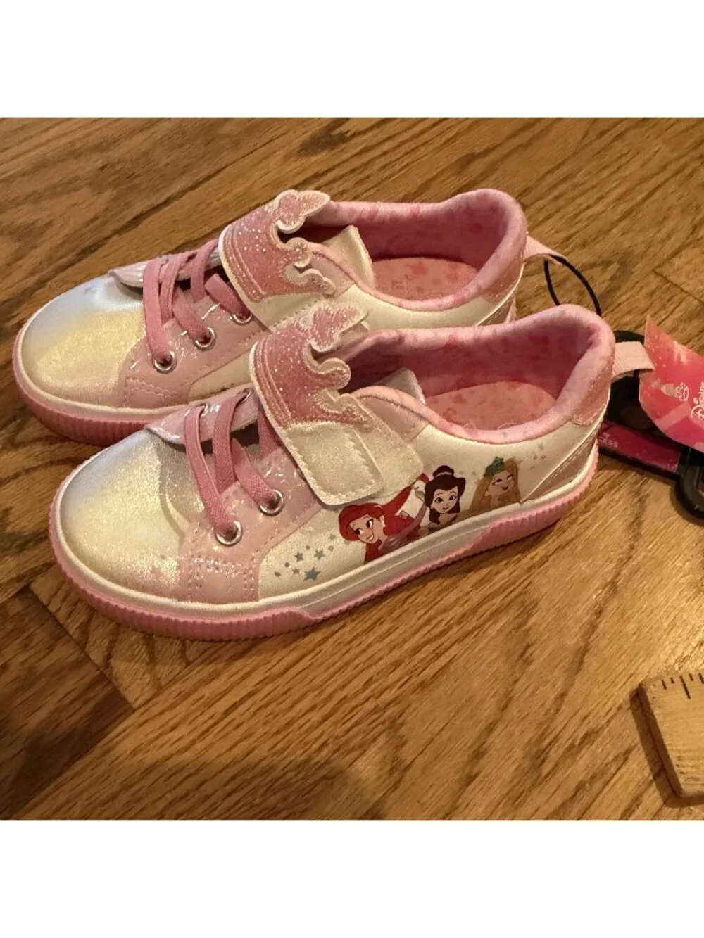 Disney Ground up Princess Shoes Cinderella Pink New Size 10